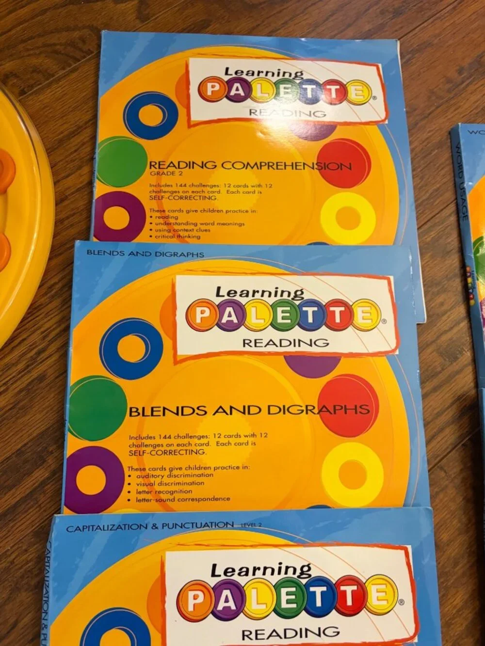 Learning Palette Reading Set 2 Bases & 8 Card Packs Grades 1-2 Set B S3